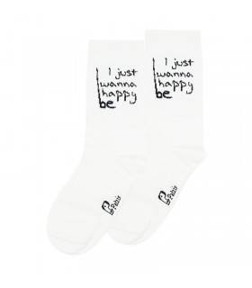 ساقدار کشدار طرح just happy سفید