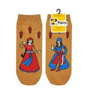 مچی زن ومرد قاجار قهوه ای