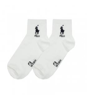 نیم ساق پولو سفید